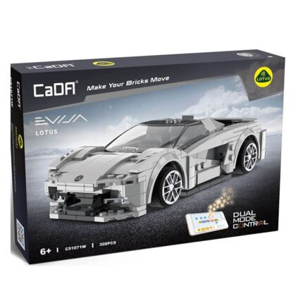 CaDA C51071W 1:18 R/C Evija Lotus Racing Car Building Set