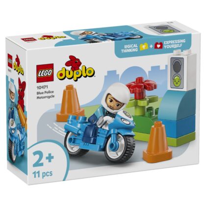 LEGO 10471 DUPLO Blue Police Motorcycle