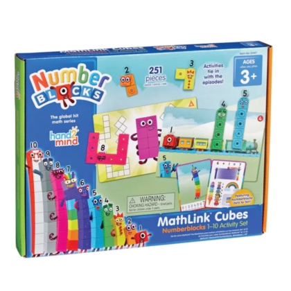 Hand2Mind Mathlink Cubes Number Blocks 1-10 Set