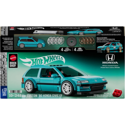 Hot Wheels Custom ’90 Honda Civic EF Building Set