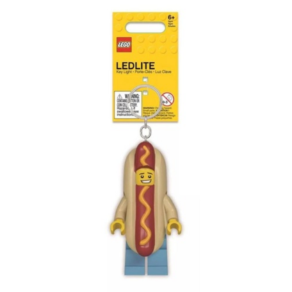 LEGO Keychain Classic Hot Dog Guy Keylight