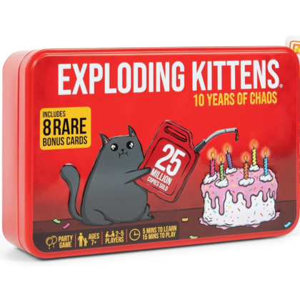 Exploding Kittens 10th Anniversary Collectible Tin